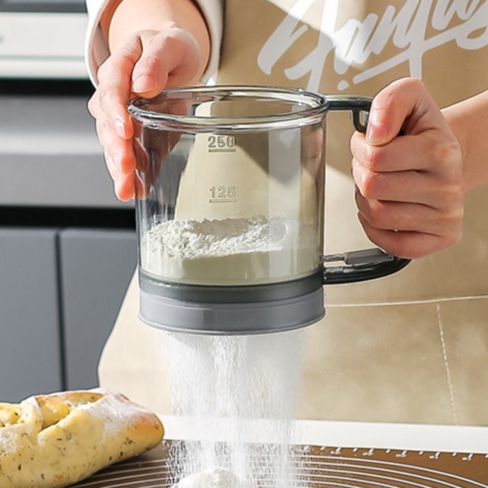 Baking Powder Kitchen - 이중 레이어 밀가루 체망 베이킹 도구,