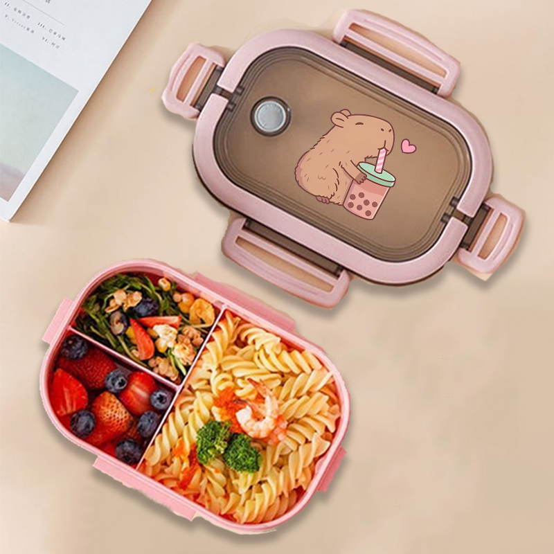 Kitchen Baking Storage - Capybara 도시락 상자 애니메이션 동물 인쇄
