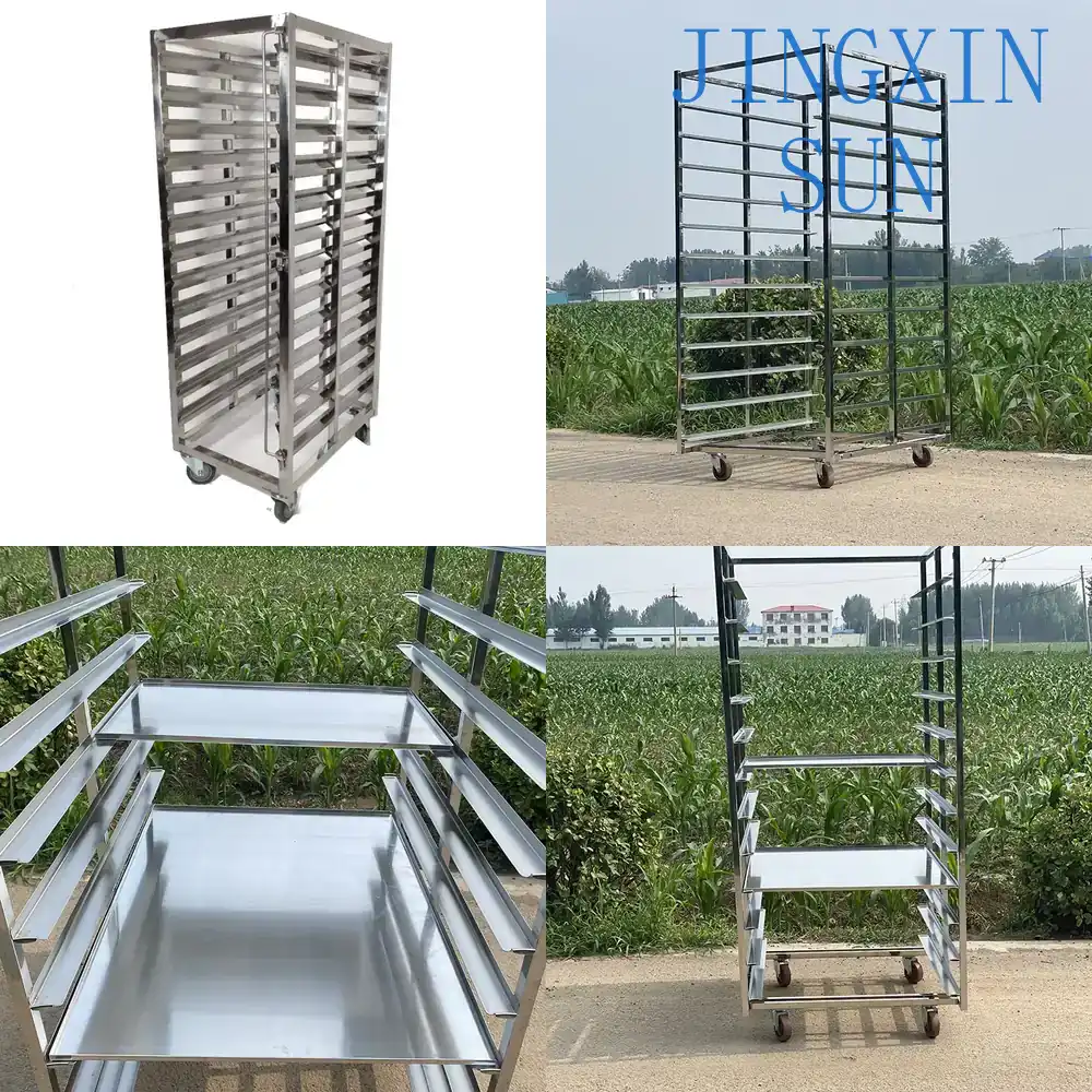 Kitchen Baking Trolley - 304 스테인리스 스틸 주방 식품 빵