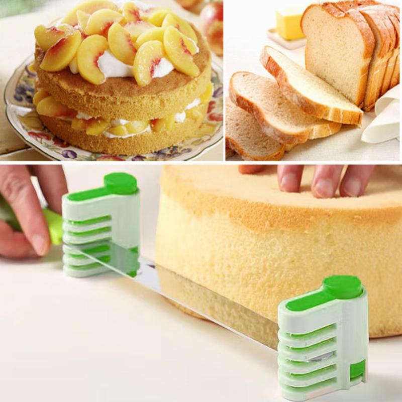 Kitchen Baking Torch - 【S】2개/세트 조절 가능한 5단 케이크 슬라이서