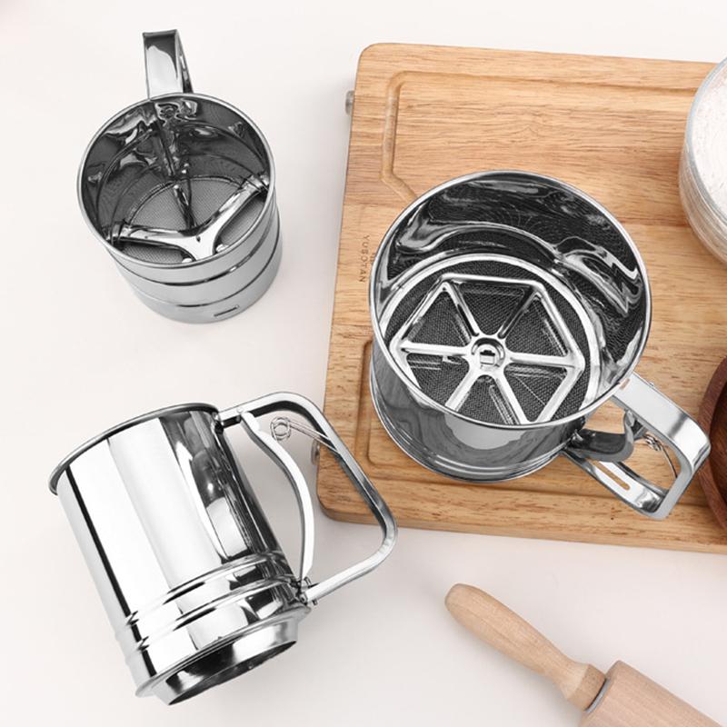 스테인리스 스틸 밀가루 체컵, 가루 체망, 케이크용 주 - Baking Powder Kitchen 리뷰 및 가격