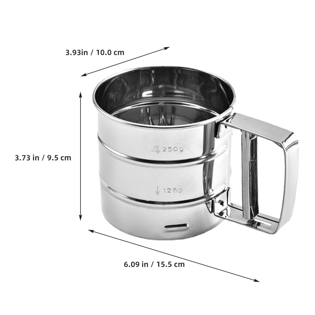 주방용 스테인리스 스틸 밀가루 체, 미세망 휴대용 베이 - Baking Powder Kitchen 리뷰 및 가격