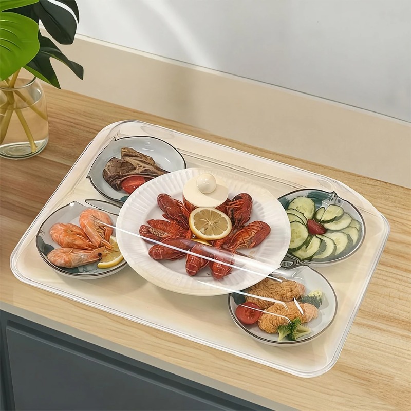 WORTHBUY 재사용 가능한 플라스틱 식품 커버 투명 - Kitchen Baking Storage 리뷰 및 가격
