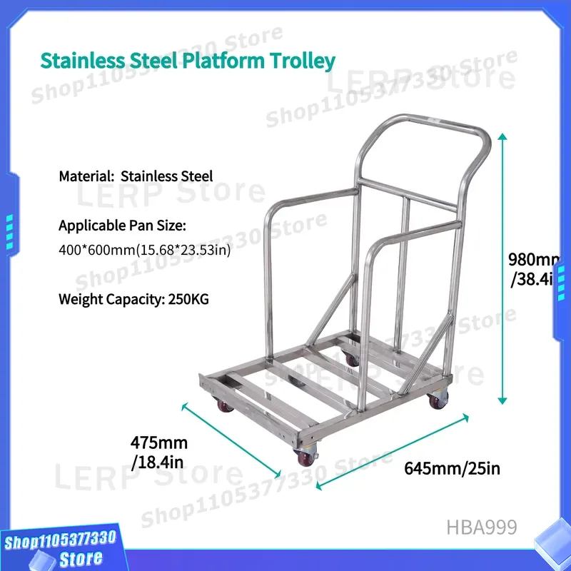 980x645x475mm 스테인리스 스틸 주방 베이킹  - Kitchen Baking Trolley 리뷰 및 가격