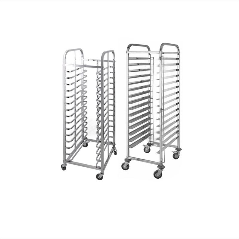 스테인리스 스틸 15단 이중 라인/이중 팬 랙킹 트롤리 - Kitchen Baking Trolley 리뷰 및 가격