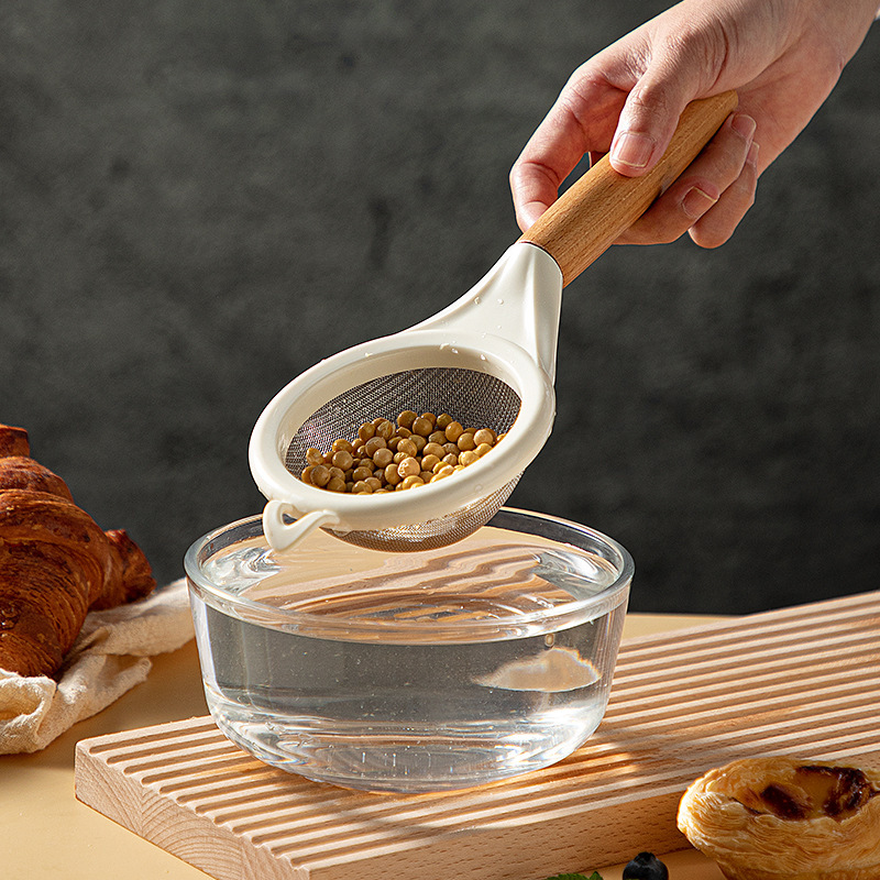 신형 나무 손잡이 밀가루 체 주방 베이킹용 미세망 설탕 - Baking Powder Kitchen 리뷰 및 가격