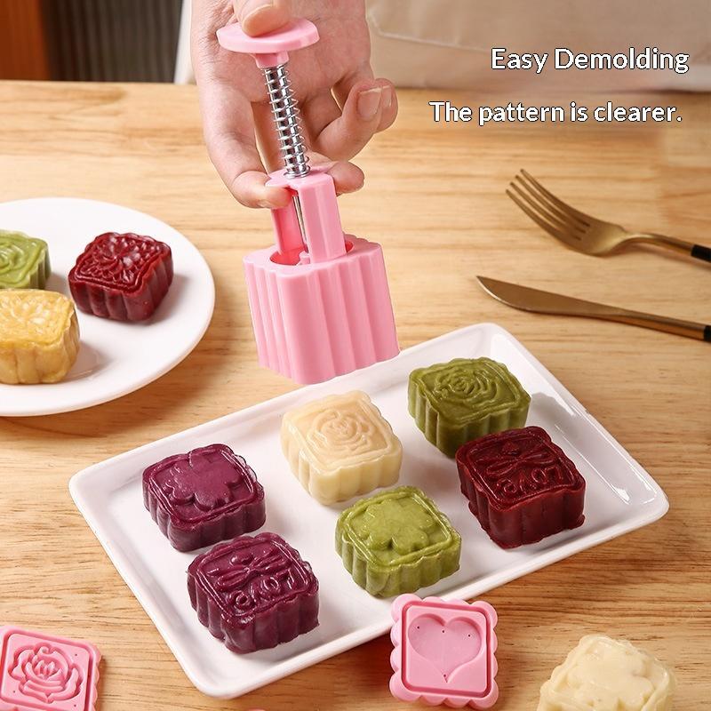 1세트 DIY 달떡 틀 플라스틱 핸드프레스 패스트리 몰 - Kitchen Baking Torch 리뷰 및 가격