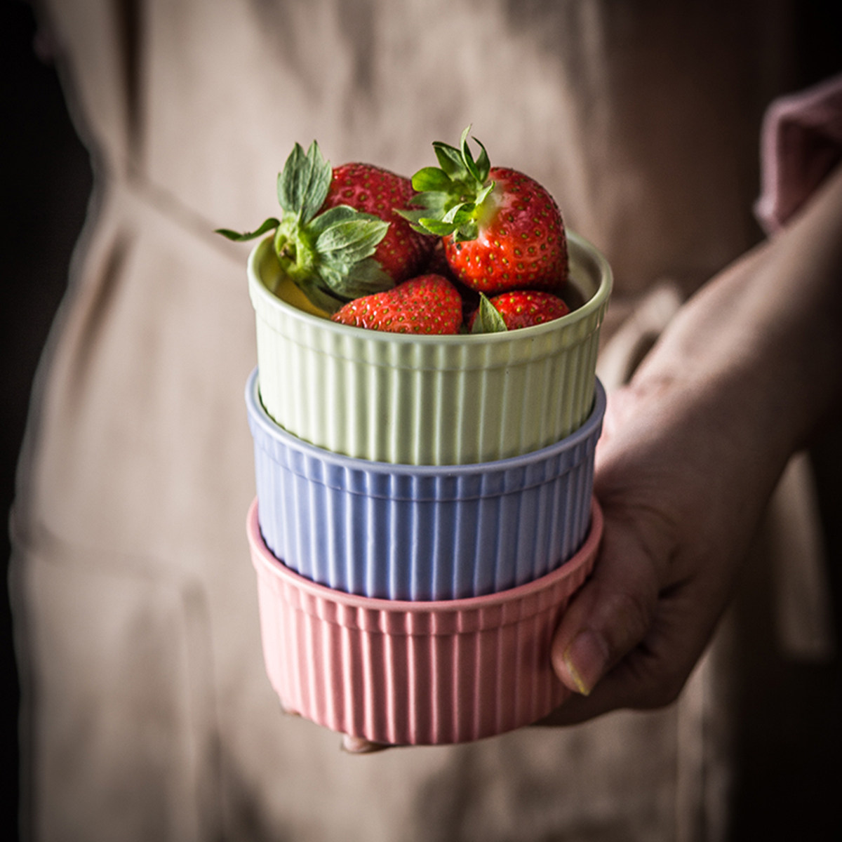 뚜껑이 있는 세라믹 베이킹 볼, 내열성 식품 등급 디저 - Kitchen Baking Bowls 리뷰 및 가격