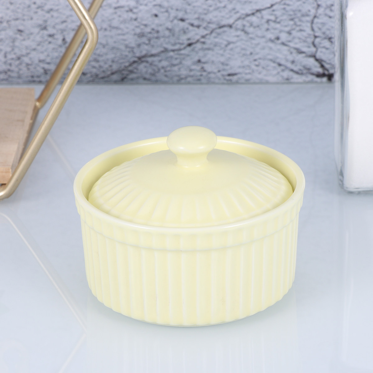 뚜껑이 있는 세라믹 베이킹 볼, 내열성 식품 등급 디저 - Kitchen Baking Bowls 리뷰 및 가격