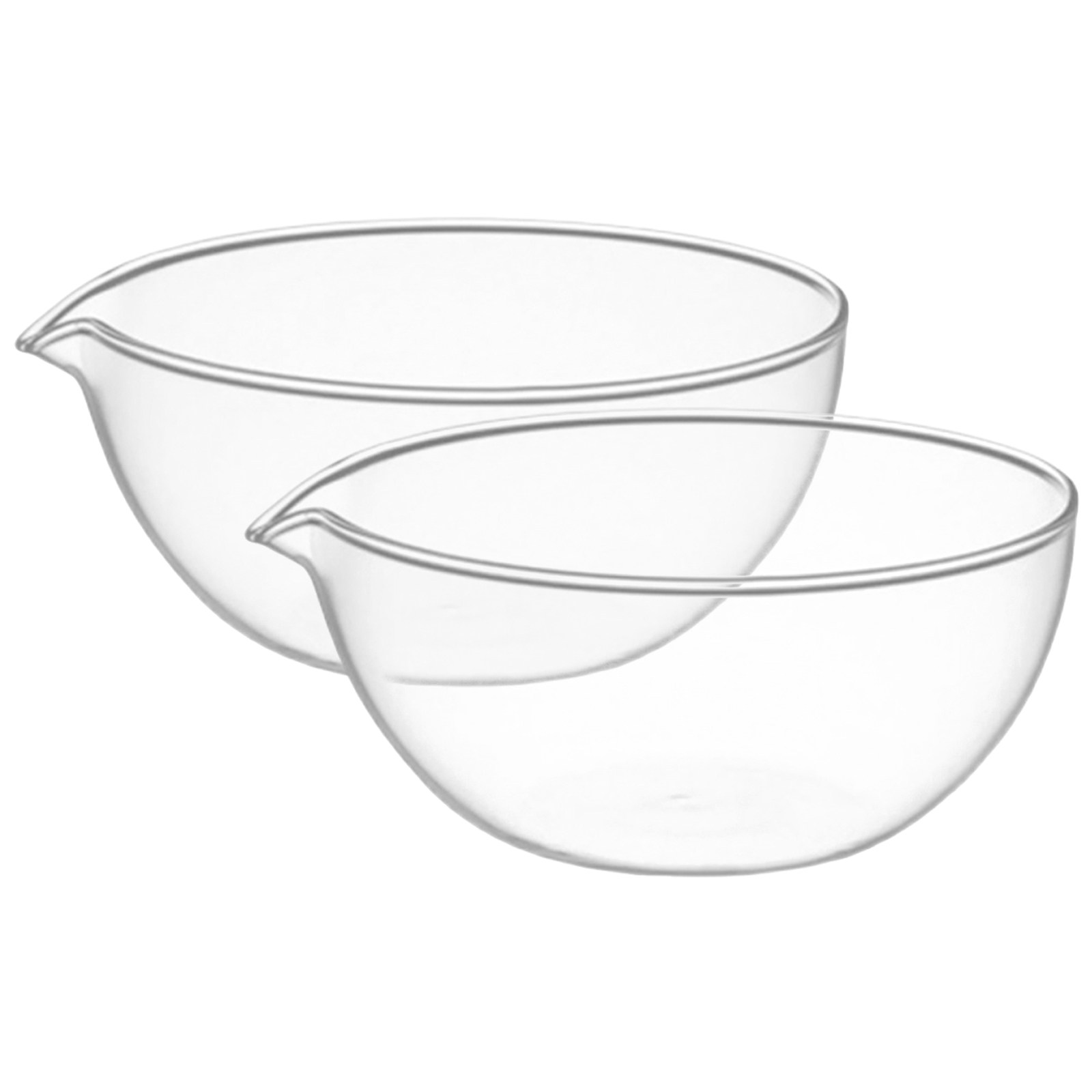 2개들이 유리볼 투명 17온스 주둥이형 다용도 믹싱볼  - Kitchen Baking Bowls 리뷰 및 가격