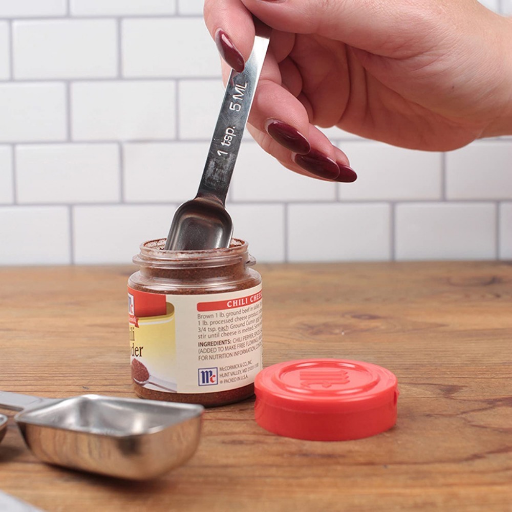 휴대용 스테인리스 스틸 계량 스푼, 주방 기구, 직사각 - Baking Powder Kitchen 리뷰 및 가격