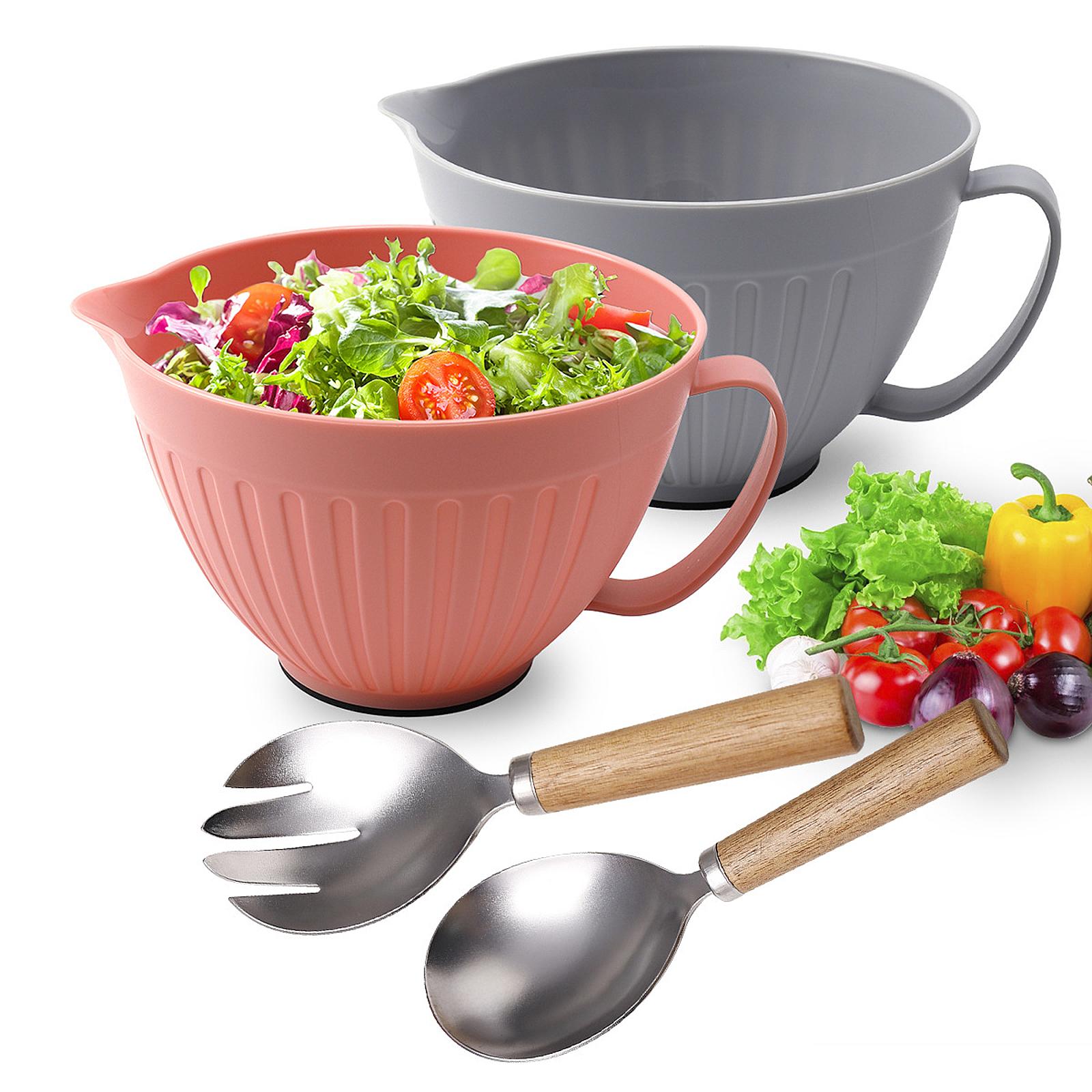 스파우트가 있는 믹싱 볼 베이킹 액세서리 계란 거품기  - Kitchen Baking Bowls 리뷰 및 가격