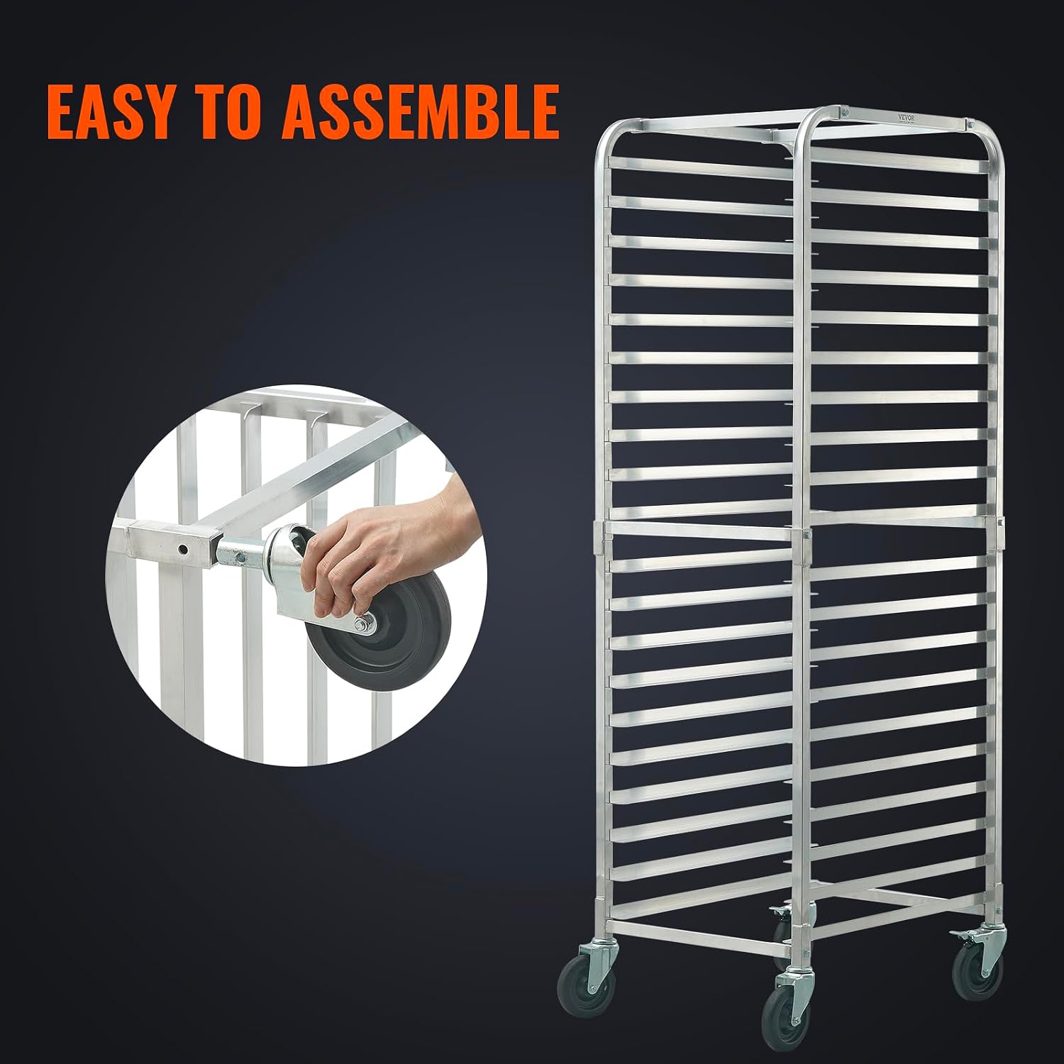 20단 상업용 베이킹 팬 랙 알루미늄 제빵 시트 팬 트 - Kitchen Baking Trolley 리뷰 및 가격
